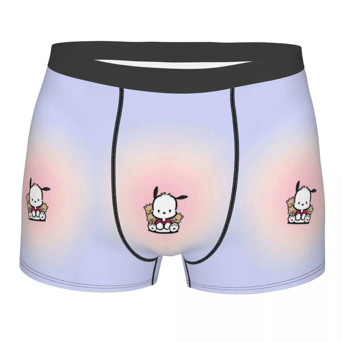 

Custom Anime Pochacco Underwear Male Printed Boxer Briefs Shorts Panties Soft Underpants