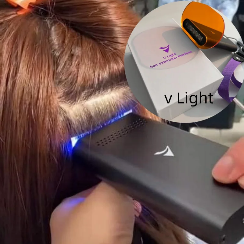 V Light Hair Extension Machine New Technology for Salon Fusion Hair Extensions Tool Kit UV Light Hair Extension Applicator