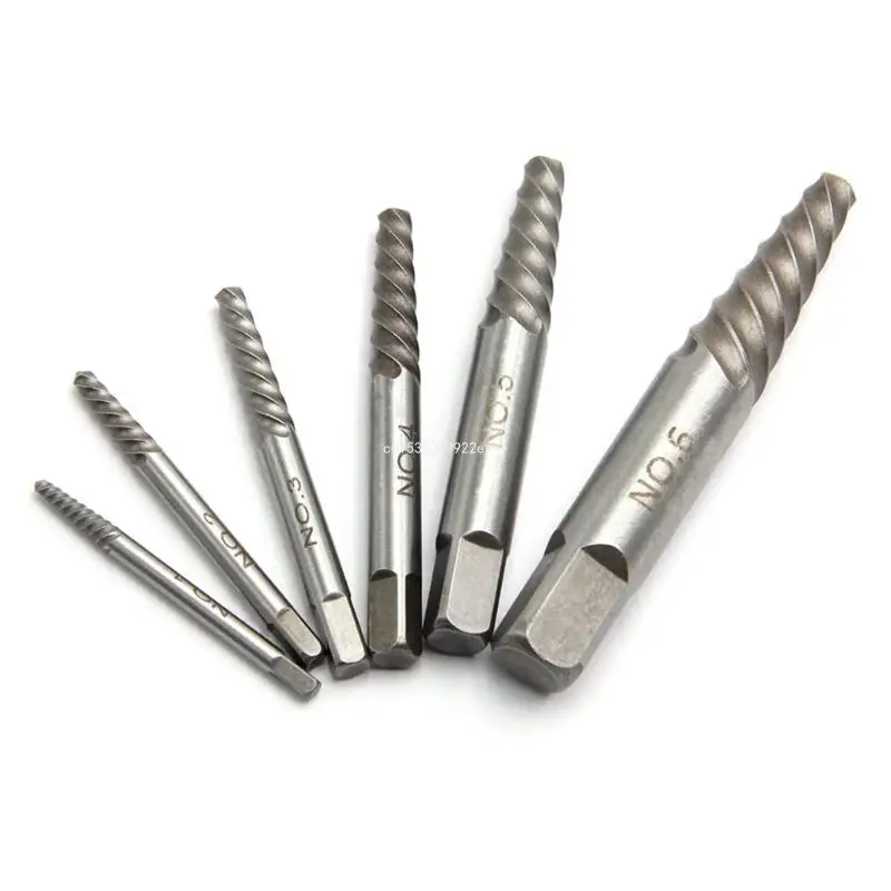 Comprehensive 49Piece Screw Extractor & Left Hand Drill Bit Set Suitable For Broken Rusted Damaged Nut & Extraction