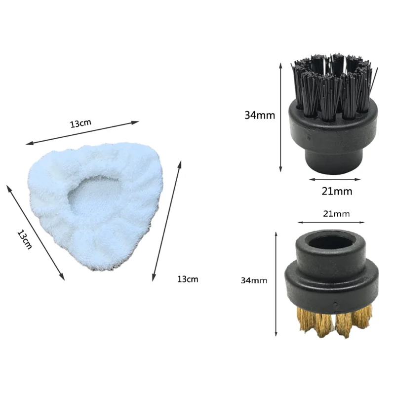 A83G-듀프레이 브러쉬 및 삼각형 보닛 키트용, 단단한 바닥, 타일, 그라우트용 정밀 맞춤형 스팀 청소기 액세서리