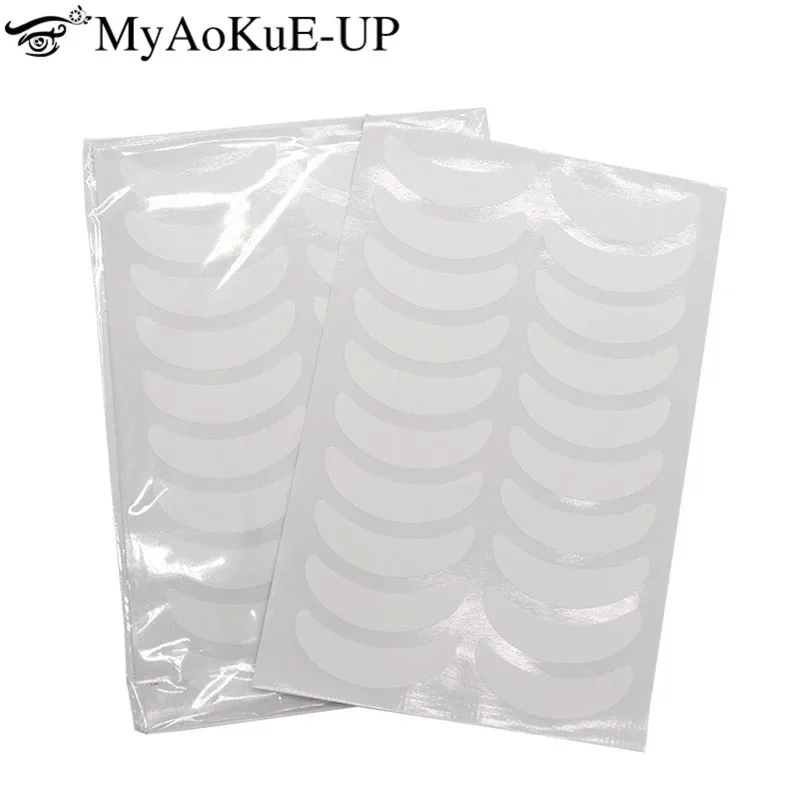 Eye Stickers 50 pairs Paper Patches Under Eye Pads For False Eyelash Extension Patches Eye Tips Sticker Wraps Make Up Tools