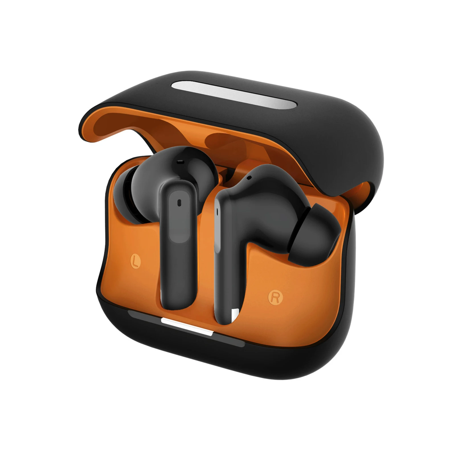 

Pro Wireless Bluetooth Headset Featuring Type-C Charging And Fingerprint Control Built-in 300mAh black