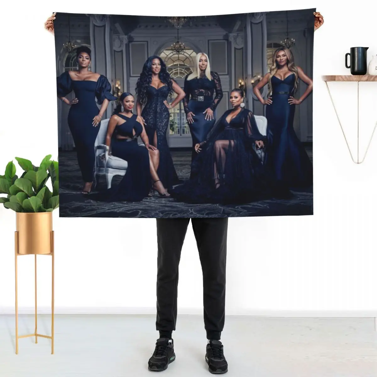 Real Housewives of Atlanta - Season 12 Cast Throw Blanket Cozy Throw Blanket Birthday Gift for Him Her