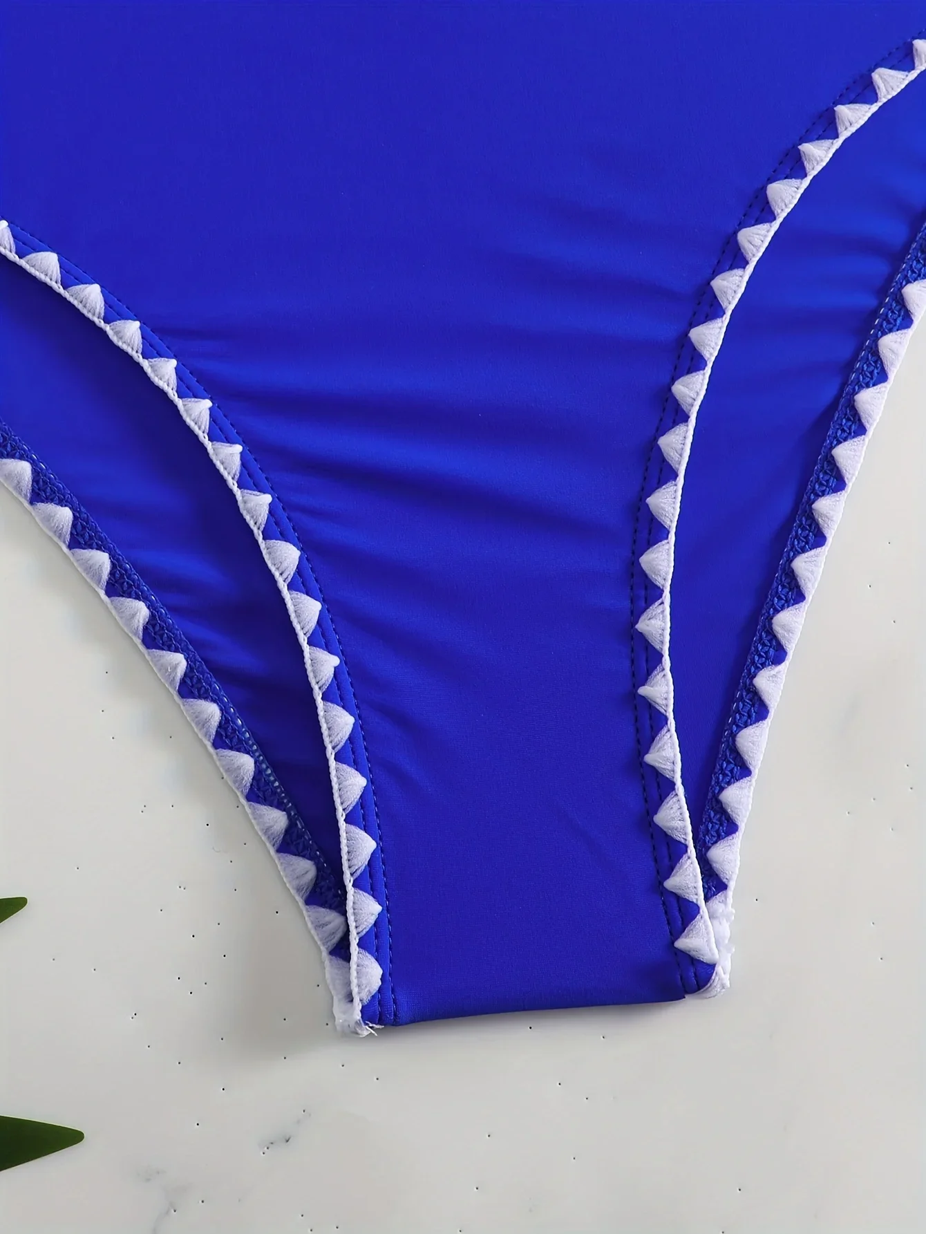 Damesbikinis Badpak met hoge taille Tweedelige geribbelde bikinisets Crop top Gewatteerde tanktops Hoog uitgesneden brutale badpakken