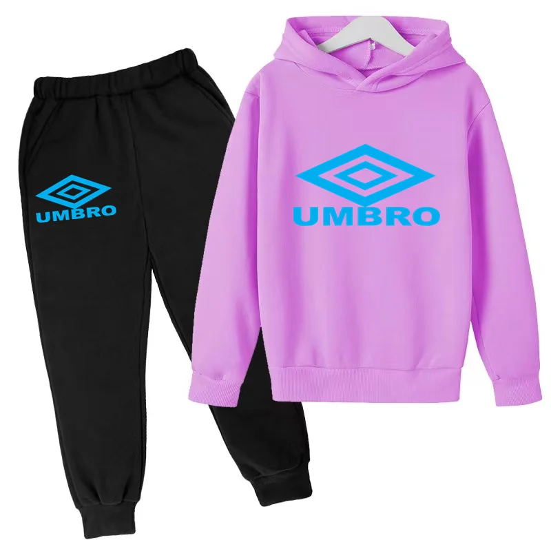 Kids Hoodie Fall/Winter Clothing 3-12 Years Sweatshirt Boys Girls Toddler Coat+Pants Sports Fashion Casual Student Jogging Suit
