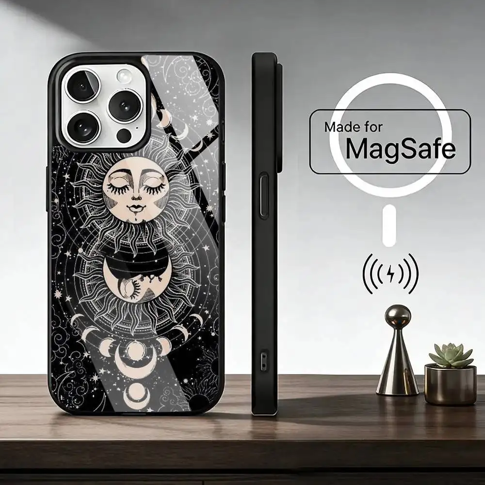 Astrology Star Signs  Phone Case For iPhone17,16,15,14,13,12,11 Plus,Pro Magnetic with Magsafe Wireless Charging