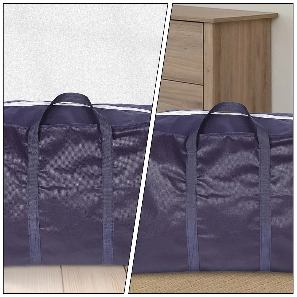 Outdoor Camping Travel Storage Bag Empty Moving Bags Duffle Portable Bedding Non-woven Fabric Heavy Duty Comforter Tote