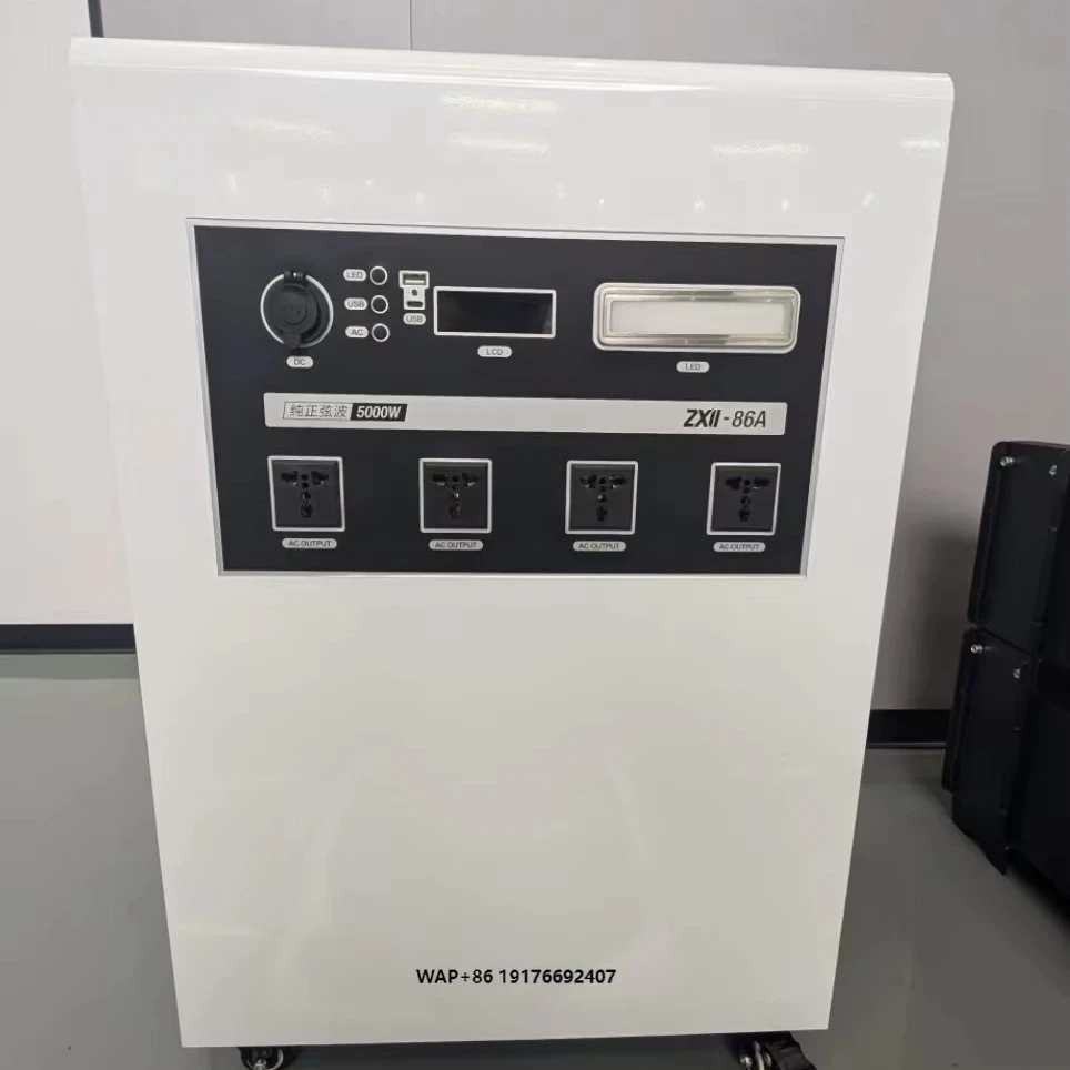 Portable 5KW and 5kWh Solar Generator for Home Appliance