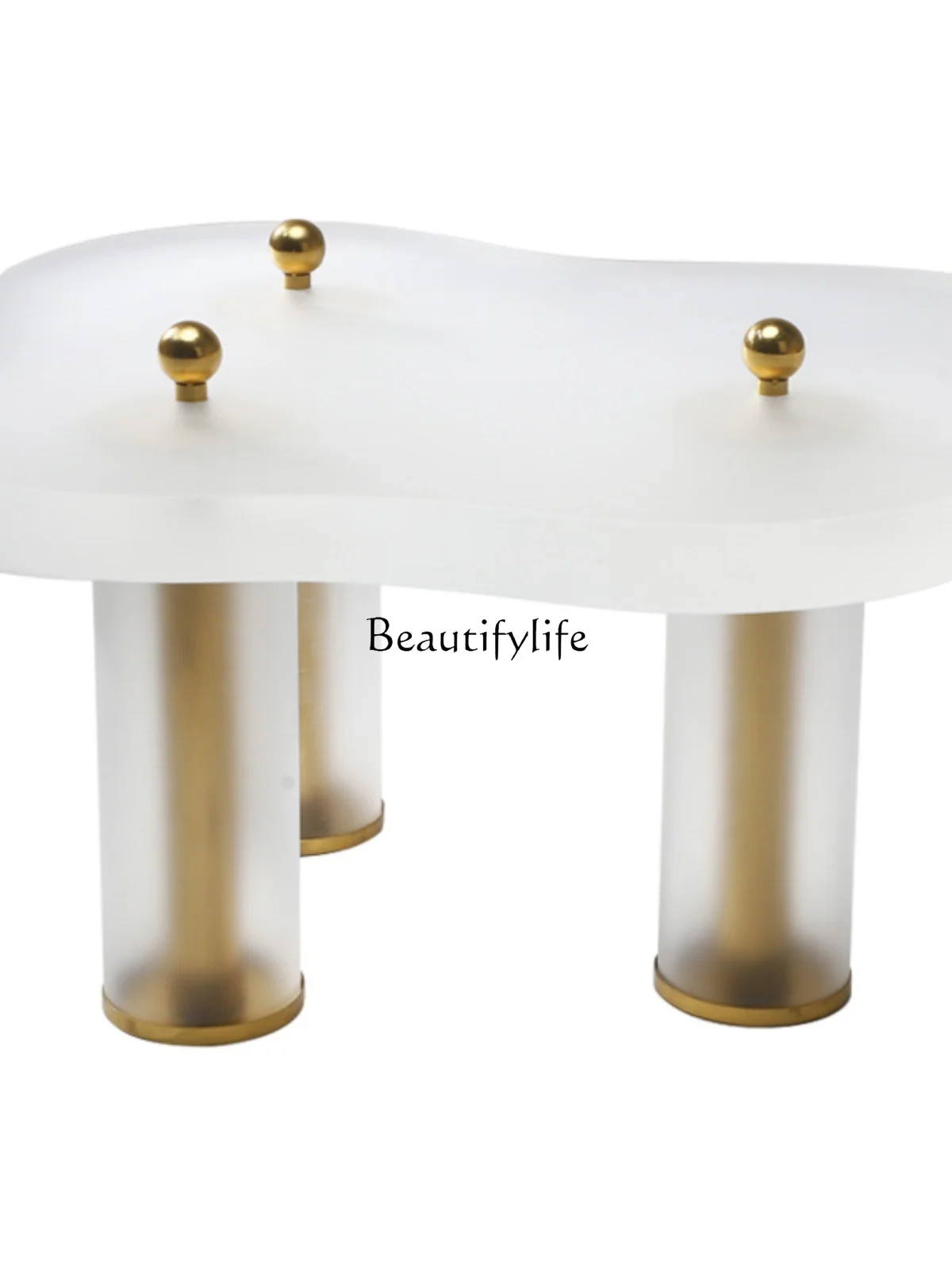 Acrylic coffee table simple modern light luxury designer receives guests cloud tea table