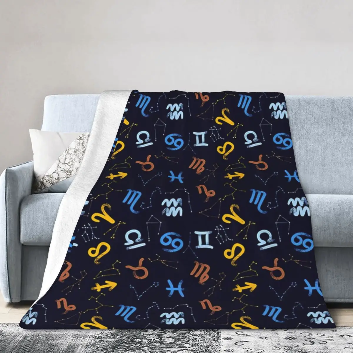 

Constellation Bed Blanket Flannel Blanket Flannel Blanket Air conditioning blanket