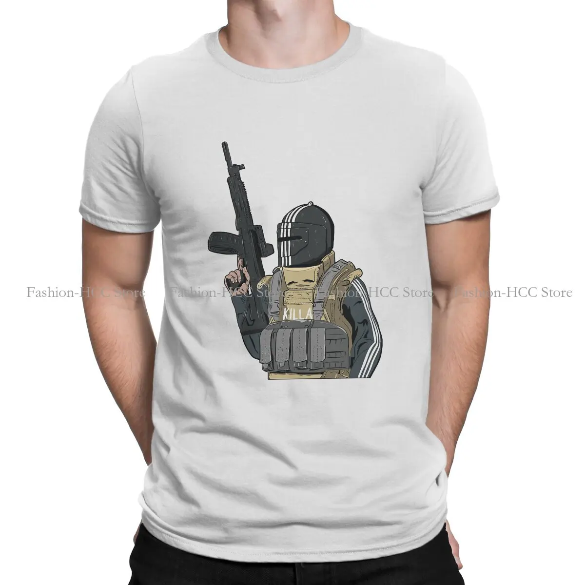 Escape From Tarkov Game Polyester TShirts Killa Personalize Homme T Shirt New Trend Clothing