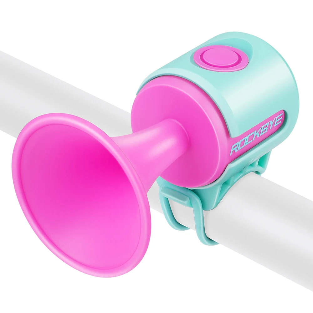 AliExpress Rockbye Balance Bicycle Horn For Kids 120db Handlebars Scooters Bike Bell Warning Alarm Pink Toy Waterproof For Children Safe