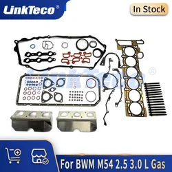 Auto Engine Parts Full Cylinder Head Gasket Seal Set & Head Bolts Kit 2.5 3.0 L Gas M54B25 M54B30 306S3 256S5 For BMW WIESMANN