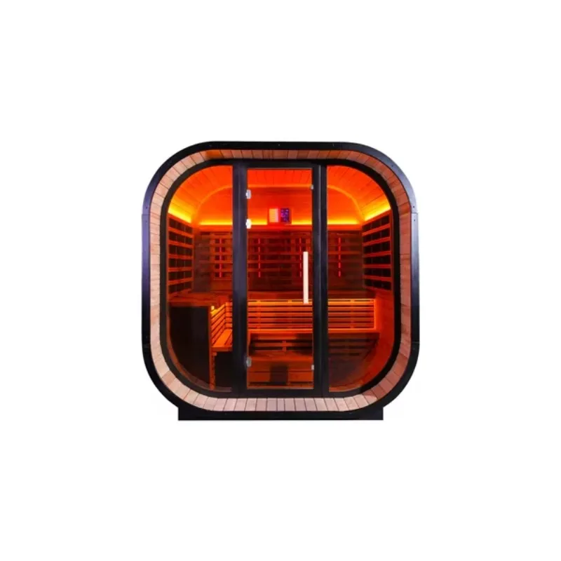 【2026】Low MOQ Secure Payment Far Infrared Heating Electric Sauna Room For 6 People Relaxing With Control Panel