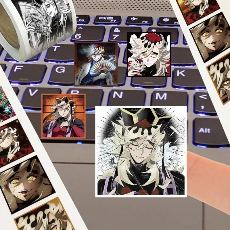 High-looking 2000 stickers Demon Slayer: Kimetsu no Yaiba children's roll stickers anime cute cartoon ledger decoration stickers - view 5