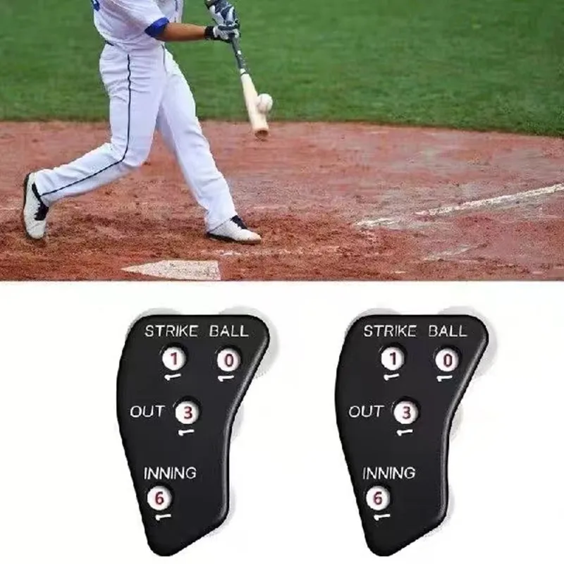 Baseball Counter Clicker Scorer Clicker For Baseball Game Non-Slip Gear Design Outdoor Sports Accessory Baseball game Whistle