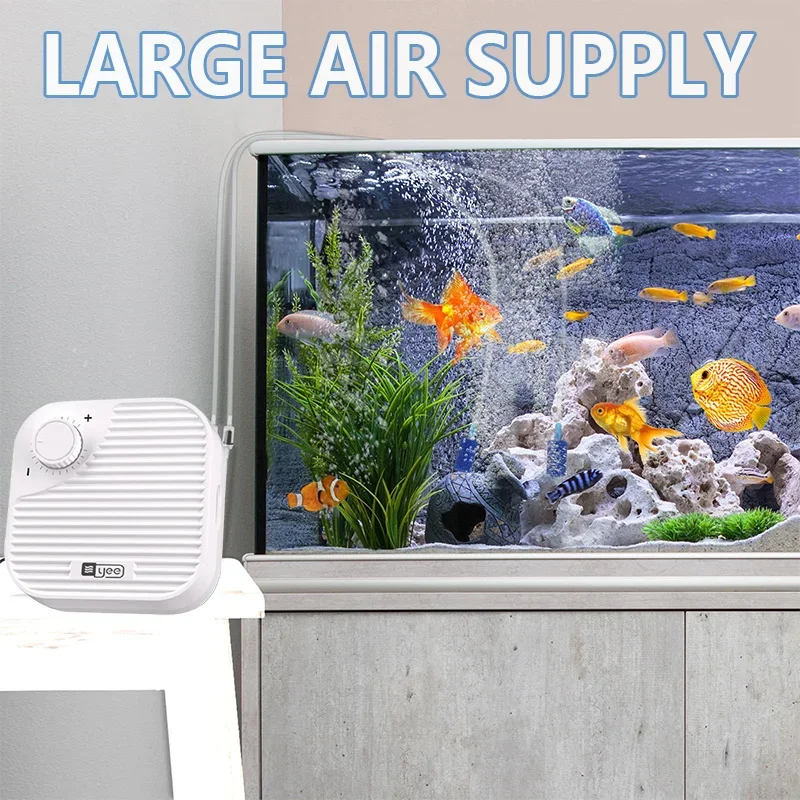 

Silent Fish Tank Oxygen Pump 5W/8W Aquarium Small Household Fish Farming Outdoor Fishing Aquatic Accessories