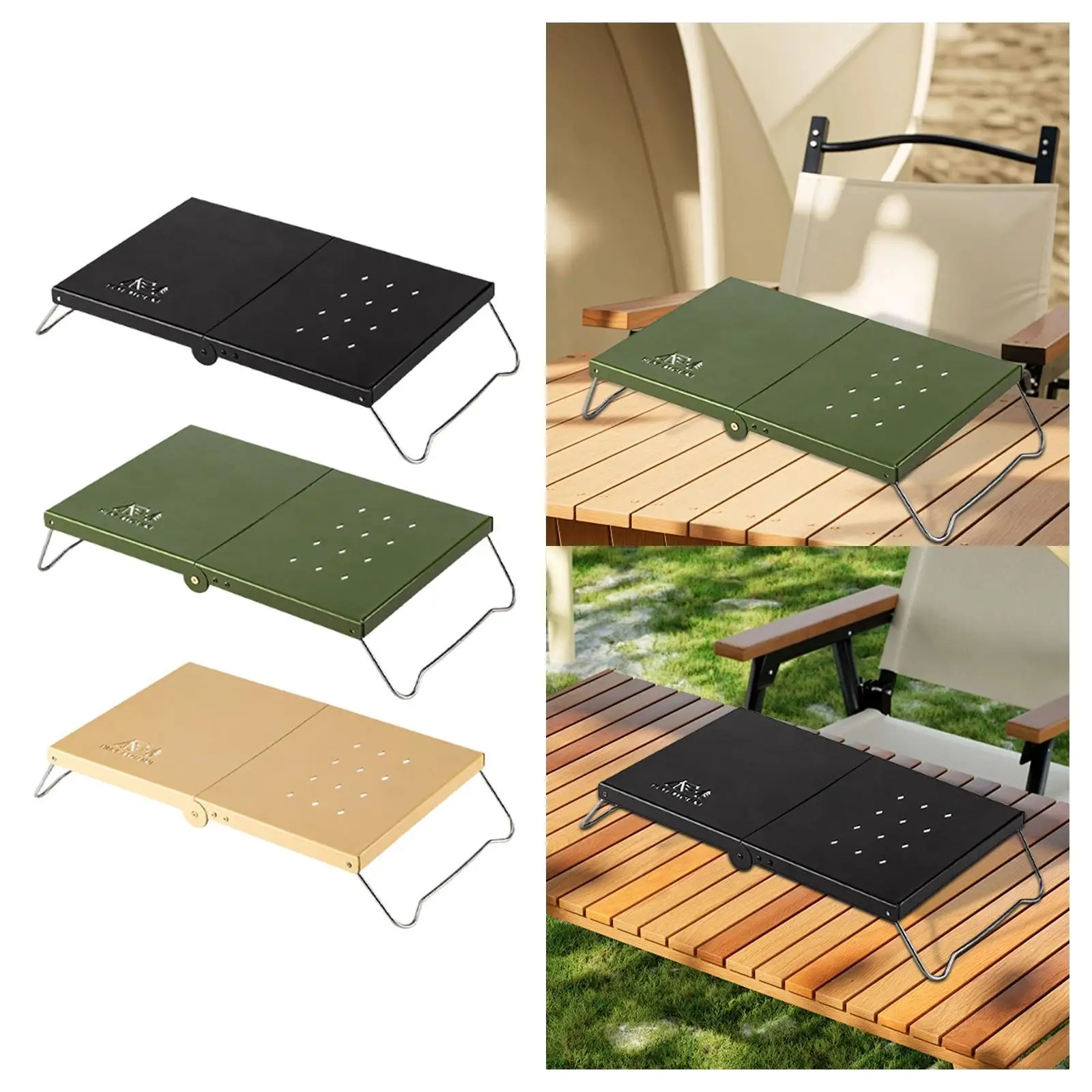 

Mini Camping Table Ultralight Insulation Practical Sturdy Side Table for Hiking Tent Outdoor Activities Night Stand Backpacking