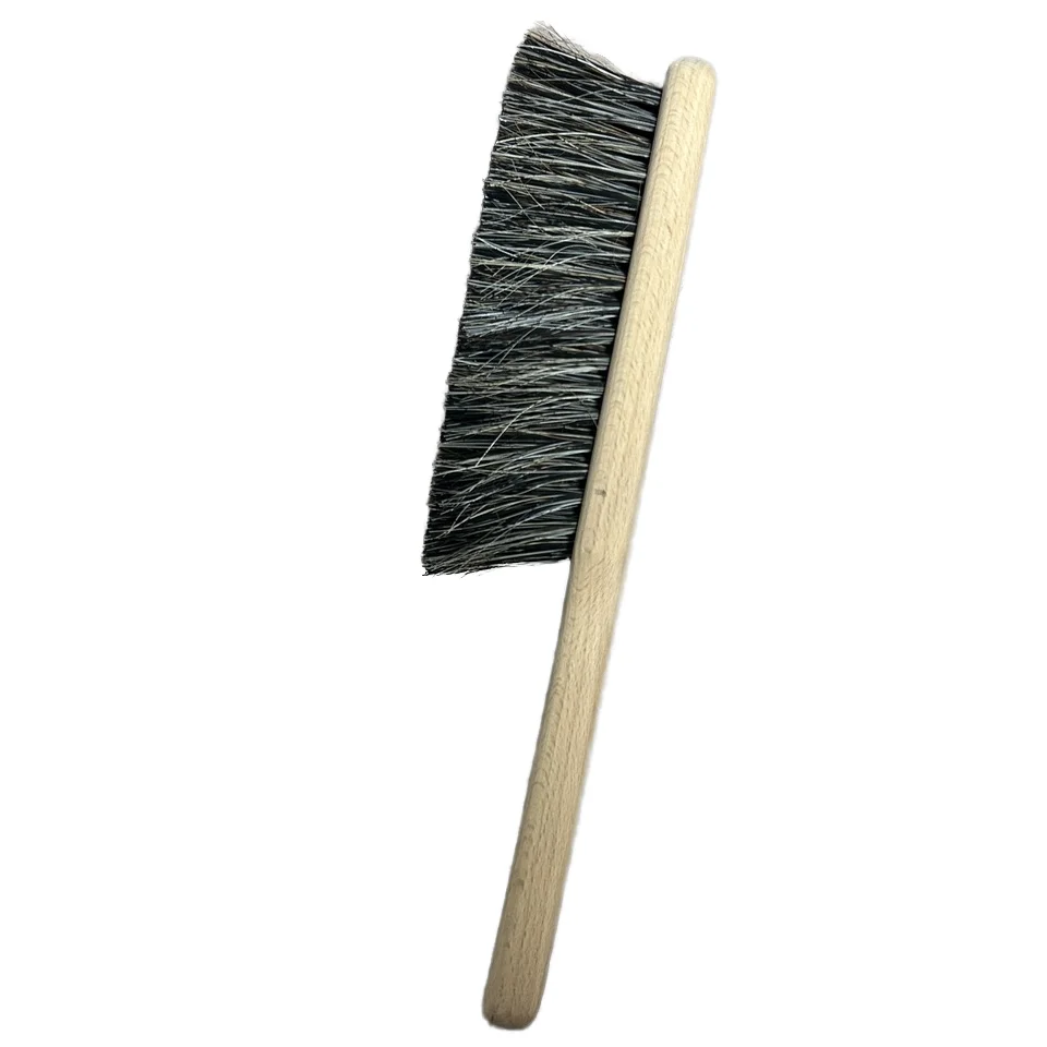 Horse hair cleaning brush