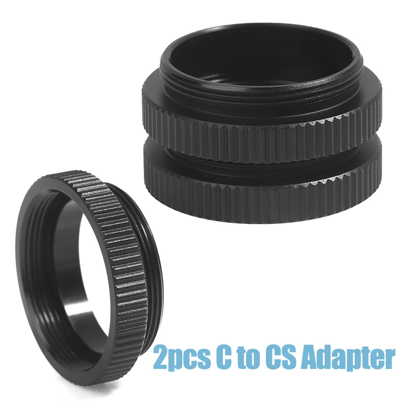 2 sztuki C-MOUNT 5MM przedłużacz Adapter C-CS Adapter Adapter dystansowy adaptera do obiektywy kamery przemysłowej