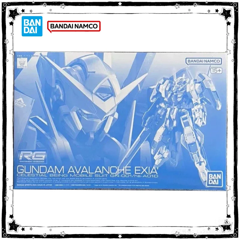 

In Stock Bandai Genuine RG 1/144 Gundam Avalanche Exia Assembly Action Figure Anime Collection Model Kits Toys Christmas Gifts