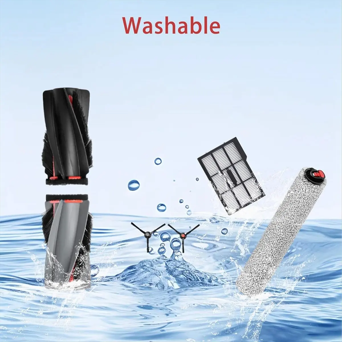 

Запасные комплекты A62K для робота-пылесоса E25 Omni / E28 Omni, аксессуары, основная боковая щетка, фильтр Hepa, швабра, тканевый мешок для пыли