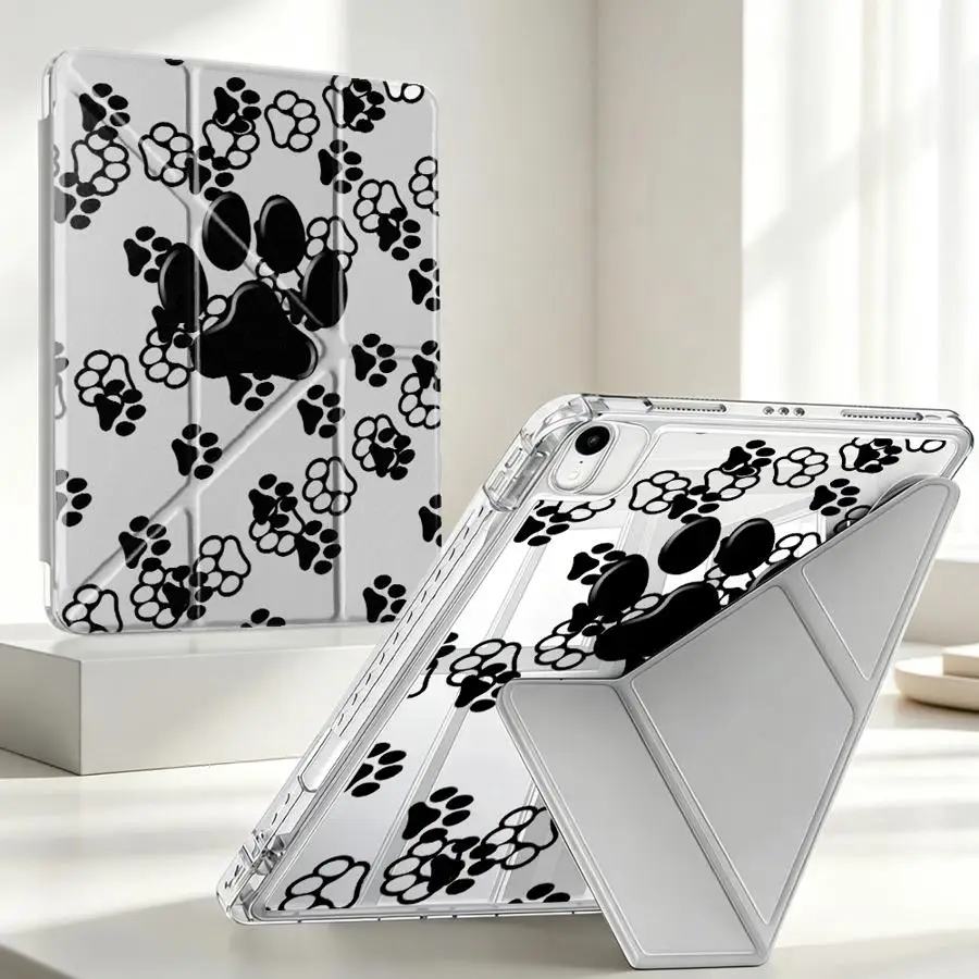 Tablet Case For iPad 10th Gen 9th Air 8 M2 M3 3 11th 12th Pro 13 2025 2026 Mini 7 6 5 With Pen Slot Cover Full Screen Paw
