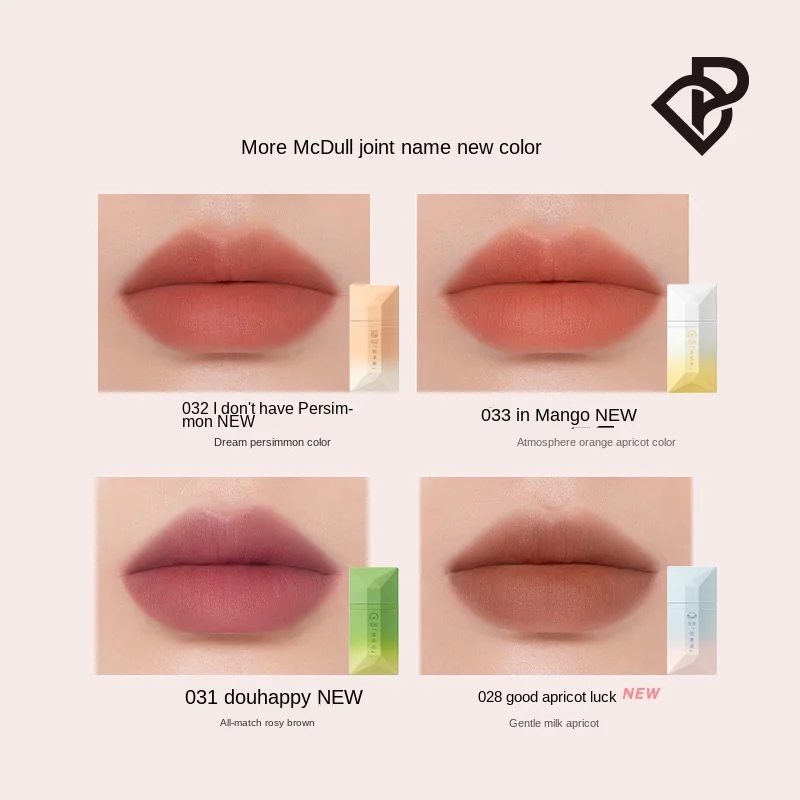 

ZL PERFECT DIARY New Arrival Matte Business Card Lip Lacquer