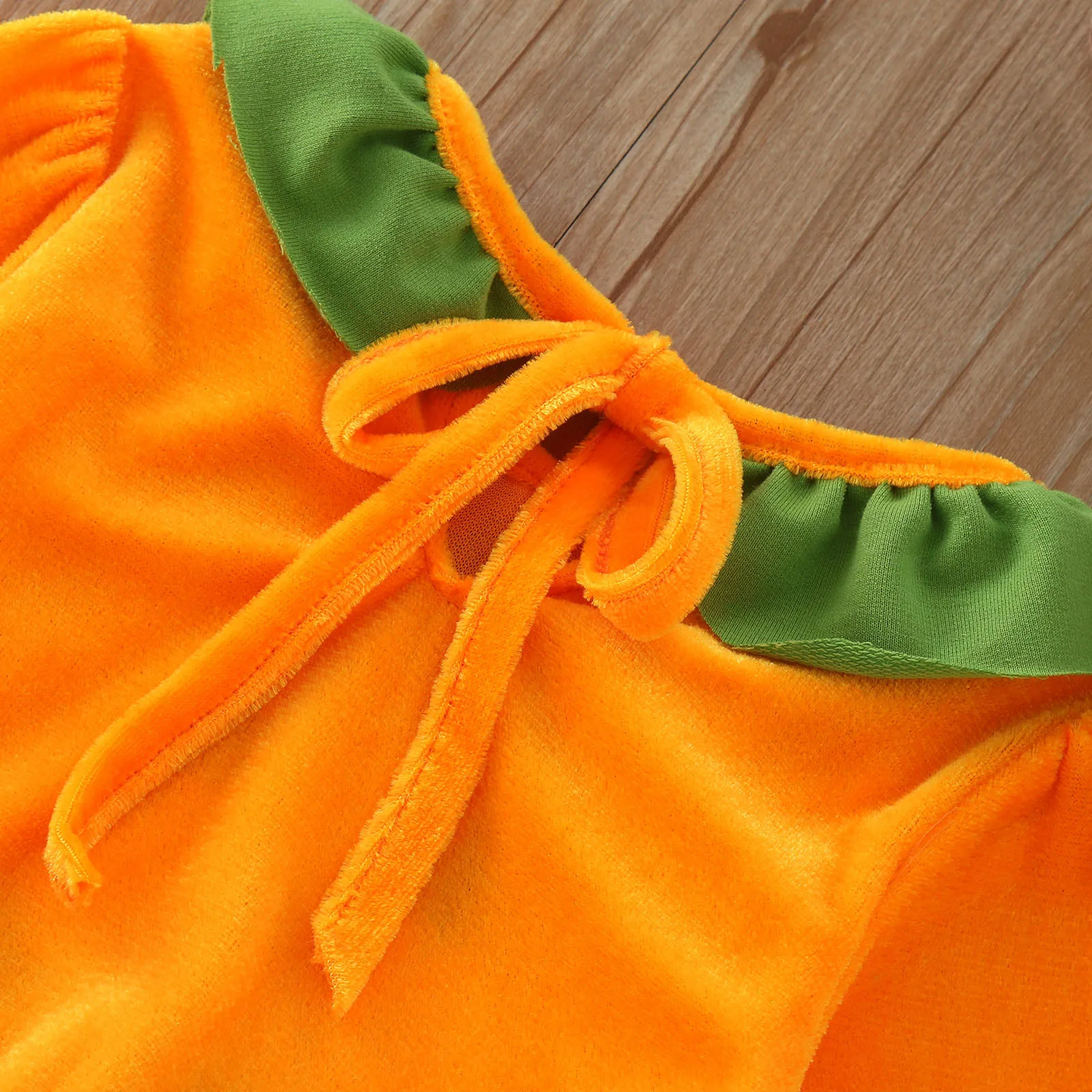 Halloween Costume for Infant Boys Girls Sleeveless Hood Jumpsuit Baby Party Cosplay Pumpkin Warm Soft Cotton Clothing 0-3Years