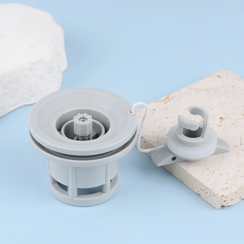 Universele opblaasbare bootklep: snel verbindende luchtplug met lekvrije afdichting voor kajak/kano/laarboot PVC-reparatie