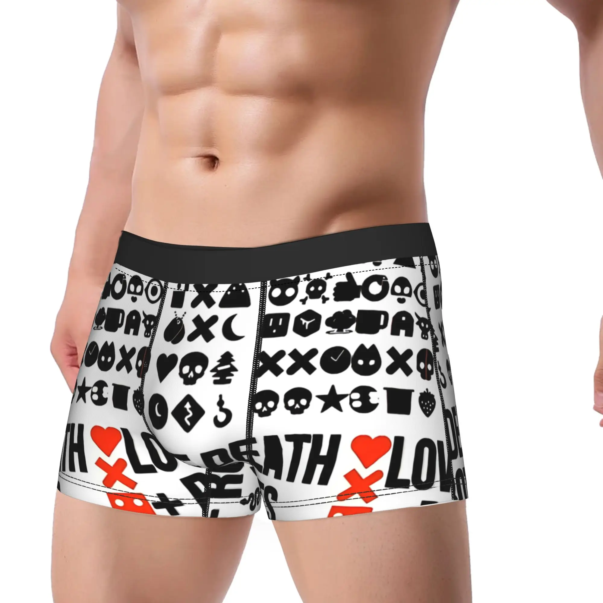 lLove, Death  Robots lLove Death and Robots Underpants Breathbale Panties Men's Underwear Ventilate Shorts Boxer Briefs