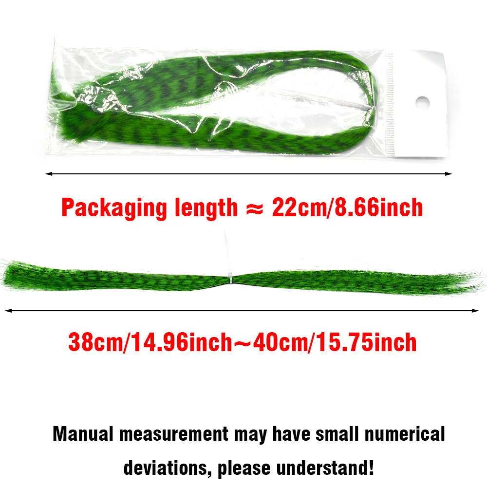 12optional Colors Fly Fishing Black Barred Minnow Fibers Streamer Fly Tying Zebra Grizzly Hair Flies Body