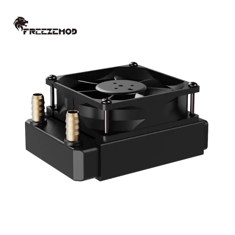FREEZEMOD ウォータークーラーヒートシンク、80 160 銅ラジエーター小型液体クーラー行サーバー & ドローン & 医療印刷レーザー用