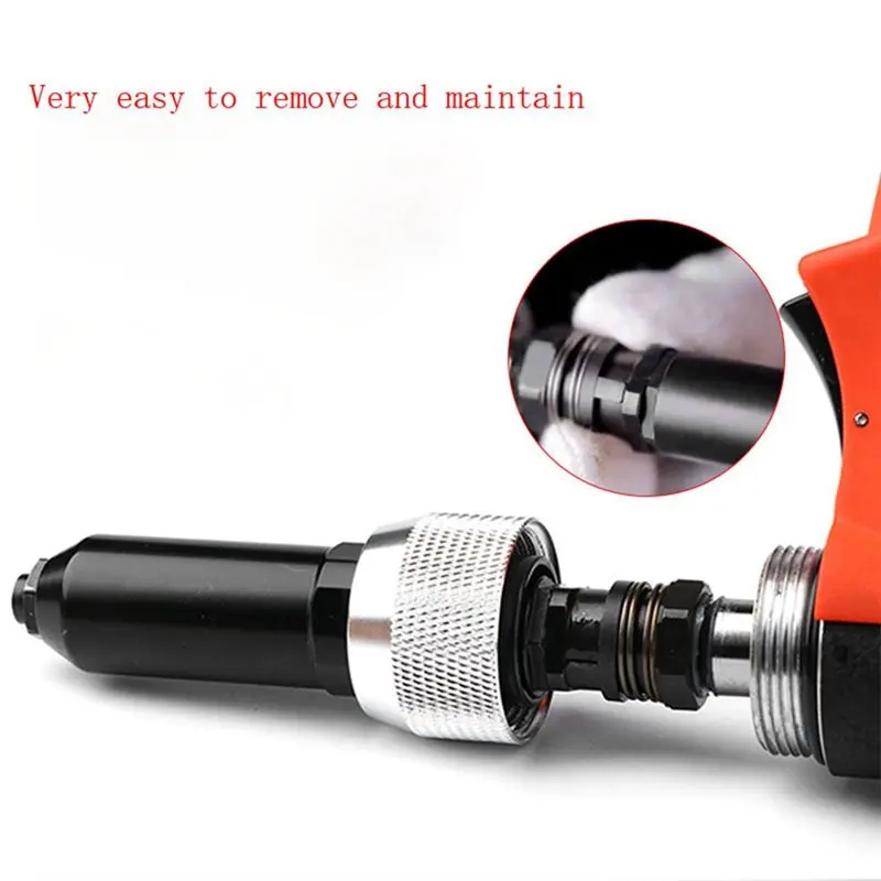 [NEW!X13A】 Pneumatic Core-Pulling Rivet Gun Qualilightweight Industrial Air Riveters Riveter Guns
