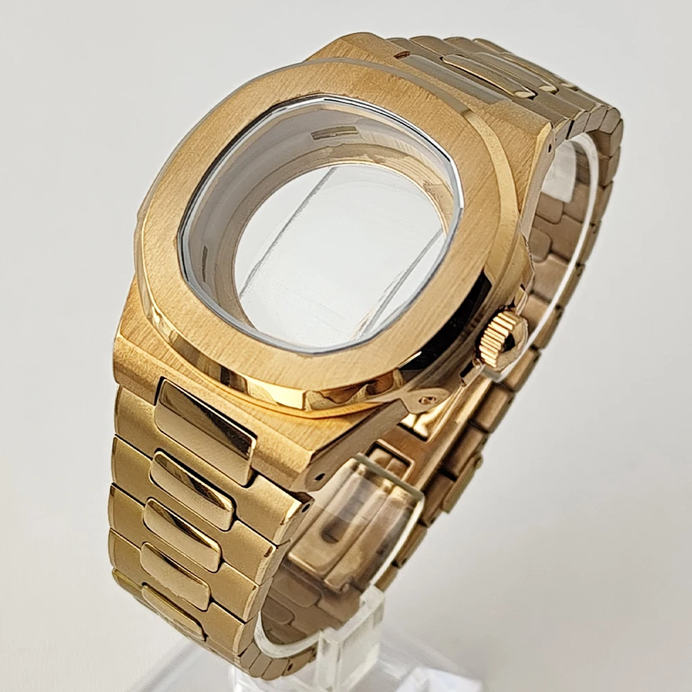 

Стальной корпус 43 мм для NH35, сапфировое стекло, подходит для NH35, NH36, NH70, аксессуары для часов, детали для часов, циферблат NH35