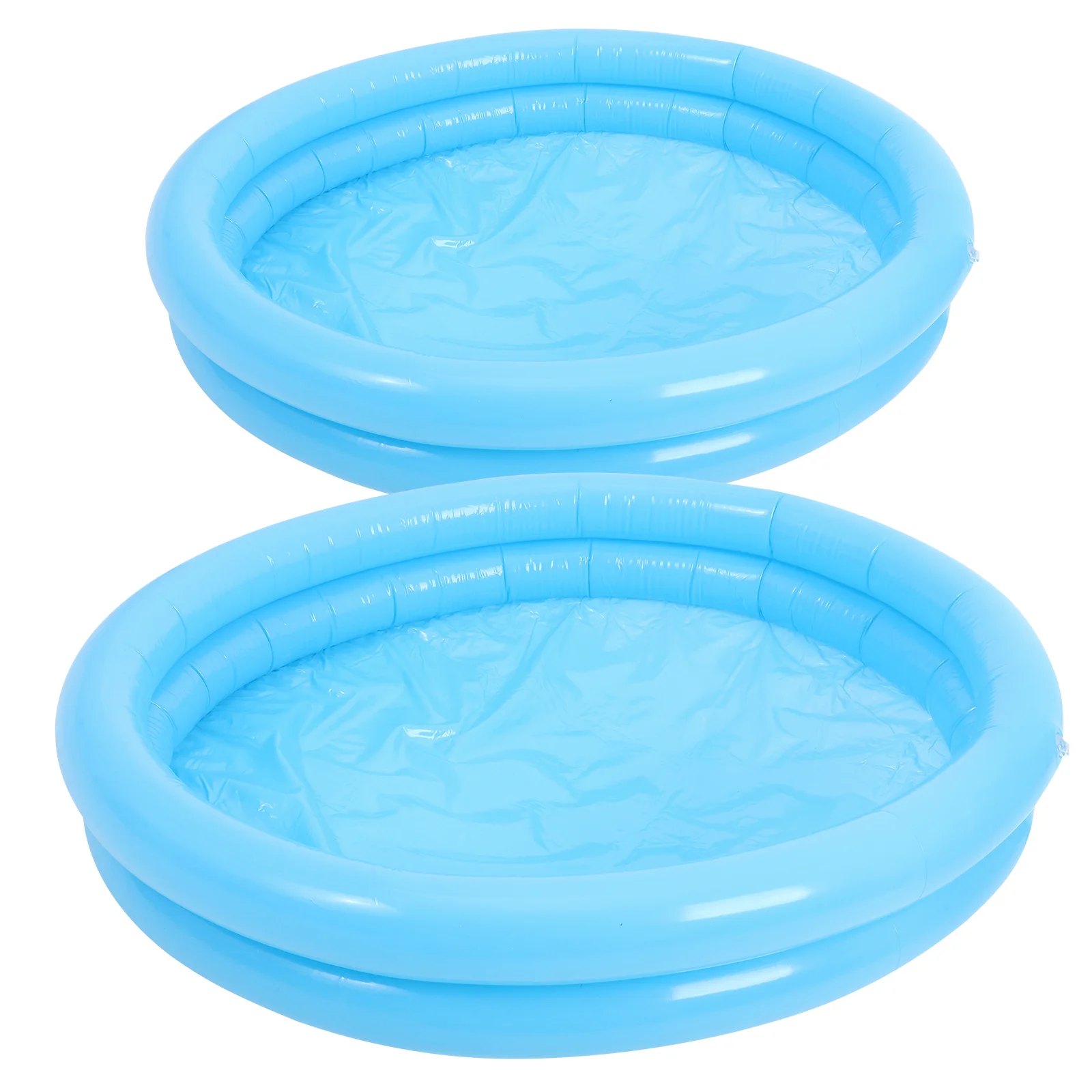 

2 Pcs Inflatable Sand Tray Pool Outdoor Moldable Play Game Plastic Portable