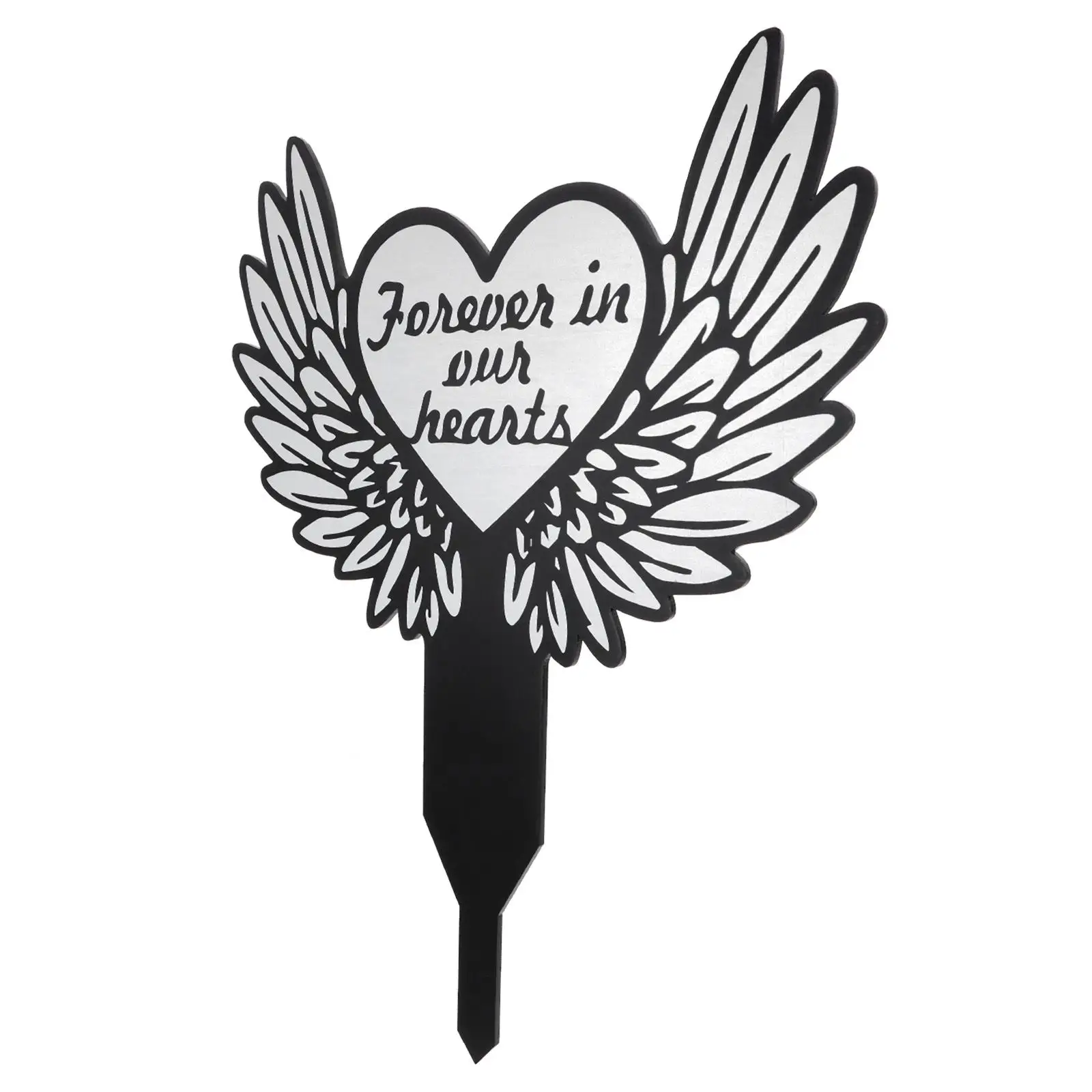 

Waterproof Memorial Pile Grave Markers Decorations Cemetery Headstones Cross Grave Stake Acrylic Garden Yard Stake
