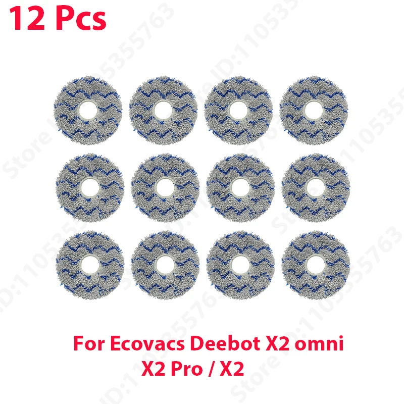 For Ecovacs Deebot X2 Omni / X2 Pro / X2 Main Side Brush Hepa Filter Mop Cloth Dust Bag Accessories image 3