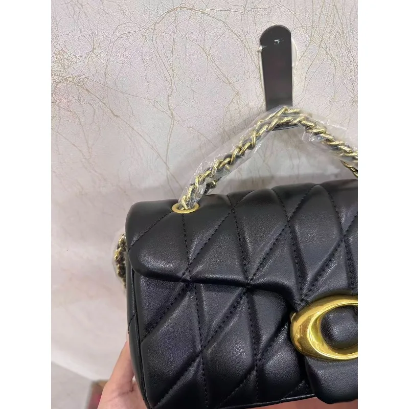 Single Shoulder Hand-held Chain Style Crossbody Bag, A New Fashion Style Diamond Grid Small Fragrance Style Small Fragrance Bag