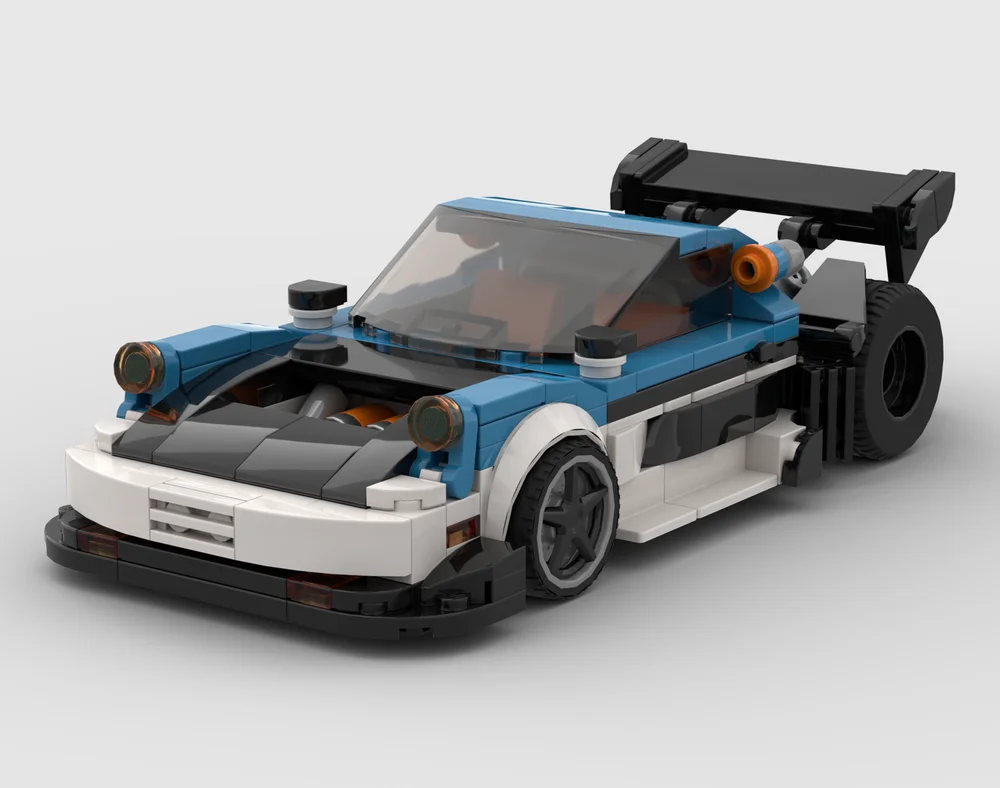 

1980'Pikes Peak' City Speed Champion Racing Sports Car Building Moc Blocks Creative Garage Boy Toys Christmas Children's Gifts