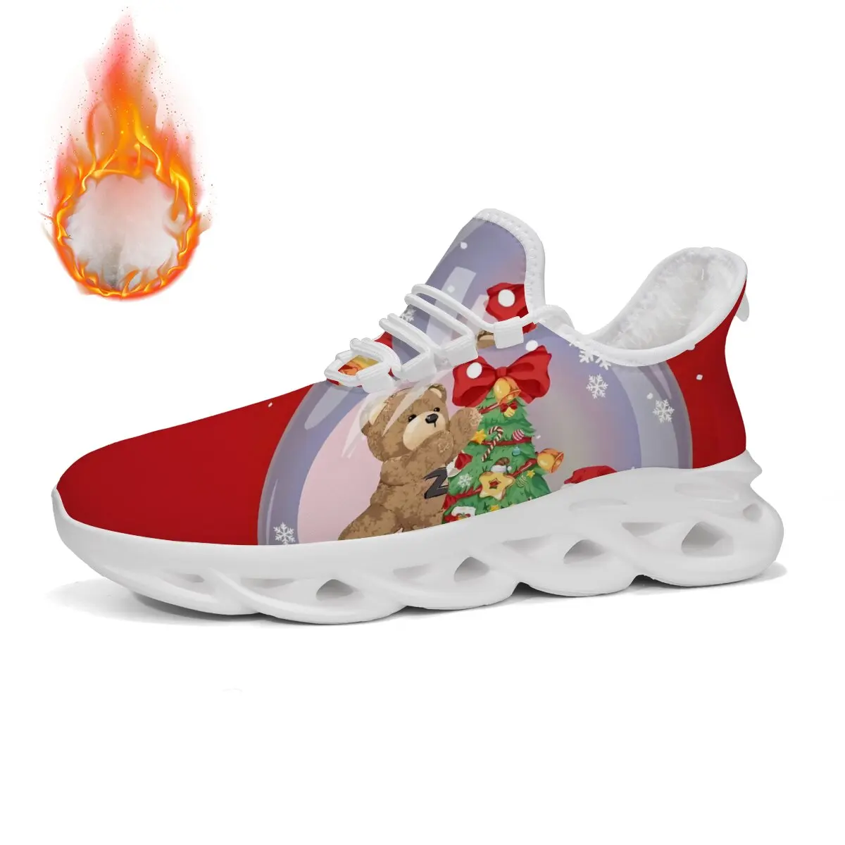 

2025 Men's Sneakers Christmas Cute Women Shoes Lace Up Flats Men Shoes Mesh Breathable Tennis Sports Shoe Athletic Male Sneakers