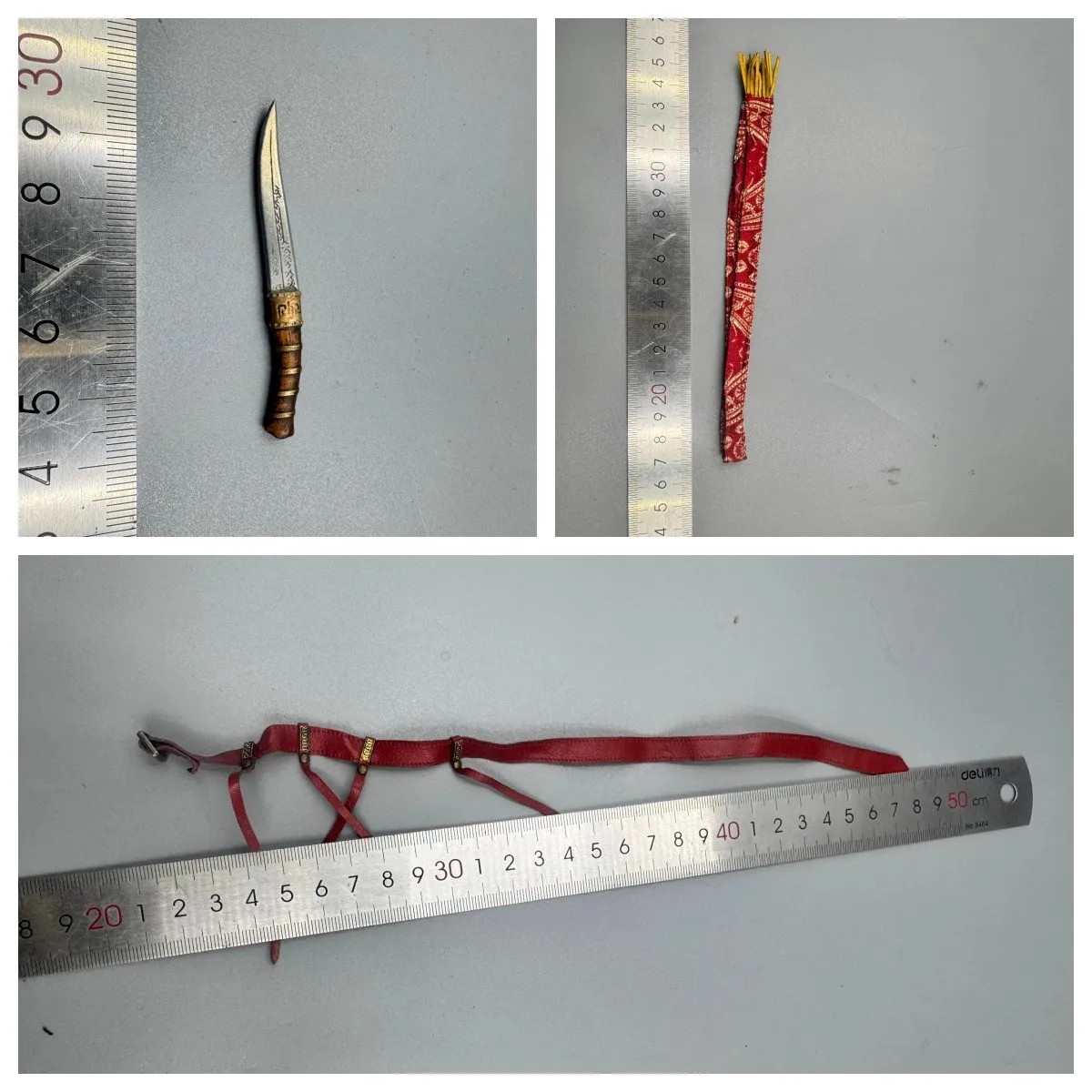 

Snail In Stock 1/6 Soldier Short Knife Belt Strap Fit 12" Action Figure Body Model Toy DIY Accessories