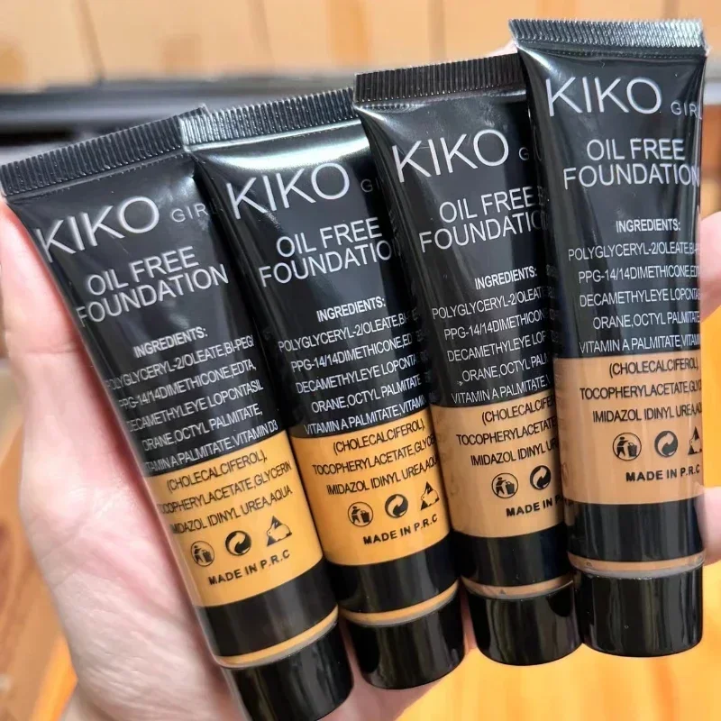 Kiko-Crema de Base líquida para mujer, corrector facial mate, Base de maquillaje impermeable, maquillaje facial de larga duración, nuevo