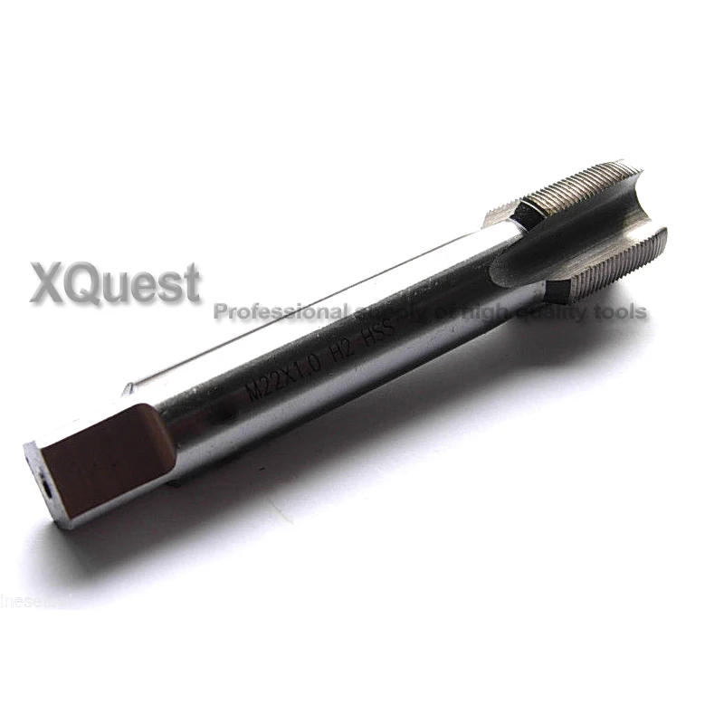 XQuest HSS Left Hand tap M22 M24 M25 M26 M27 M28 M30 M32 M33 M36 LH Metric Fine Thread Straight Flute taps M22X1 M24X2 M36X1.5