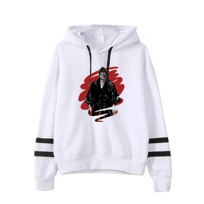 Japan Manga Vagabond Miyamoto Musashi Hoodie Women Men Pullover Hooded Sweatshirt Y2K Streetwear Casual Tracksuit Winter Coats