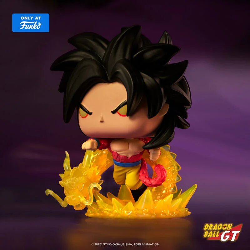 

Dragon Ball Funko Pop Anime & Manga Plus Super Saiyan 4 Goku (Dragon Fist) Peripheral Figurines Toys for Boys Gift Collectible