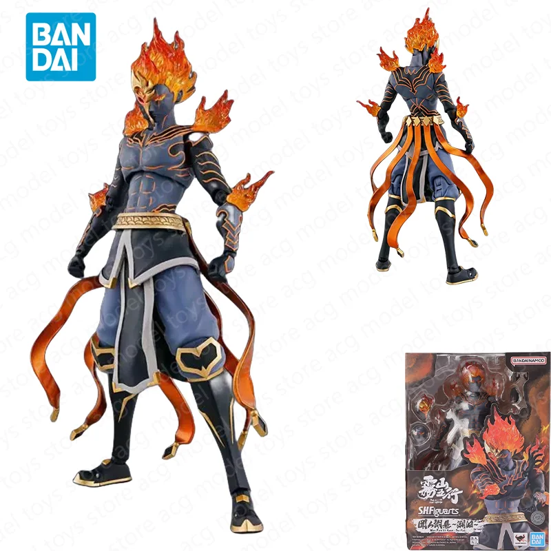 Original Bandai  Fog Hill of Five Elements Anime Model SHF WenRen YiXuan Su Hui Action Figure Toys