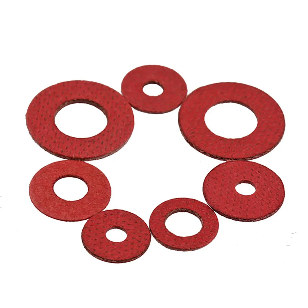 M2 M3 M4 M5 M6 M8 Insulation Washers Red Steel Paper Meson Gasket Insulating Space Red Steel Paper Fiber Insulating Flat Washer