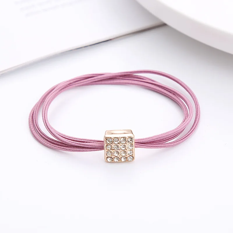 Heart Hair Ties 2025 Fashion Elastic Scrunchies 4-Strand Braided Butterfly Bows Gentle No Slip Hair Accessories Single