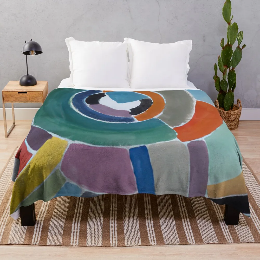 

ORFIZME By Sonia Delaunay Throw Blanket Blankets Sofas Of Decoration Heavy Blankets